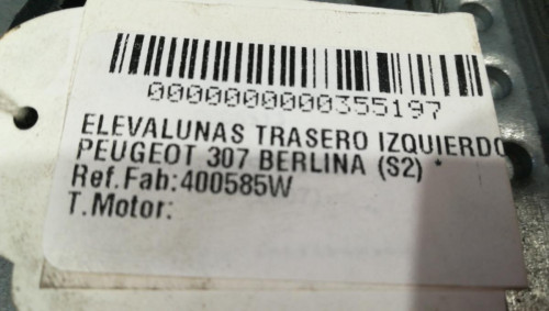  ELEVALUNAS TRASERO IZQUIERDO 