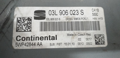  CENTRALITA MOTOR UCE SEAT IBIZA BERLINA (6J5) 