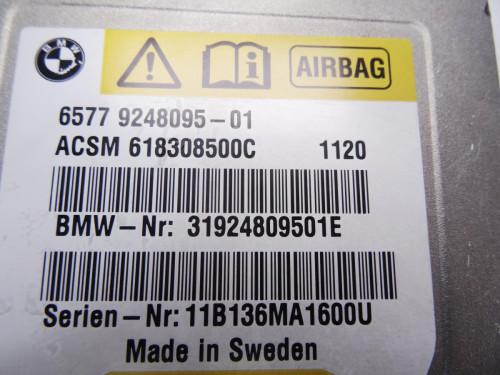  CENTRALITA AIRBAG, BMW, SERIE 7 (F01/F02) 