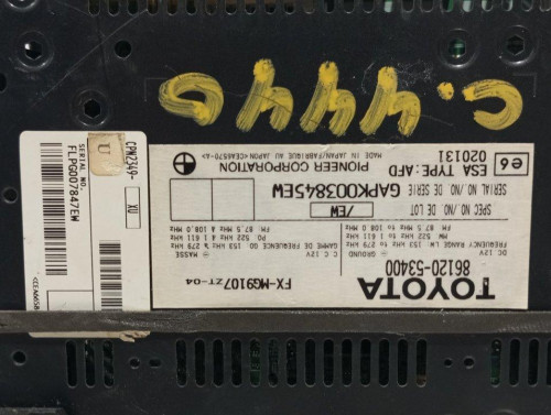  SISTEMA AUDIO / RADIO CD, LEXUS, IS (DS2/IS2) 