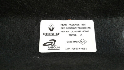 BANDEJA TRASERA, RENAULT, MEGANE III BERLINA 5P