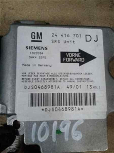 CENTRALITA AIRBAG Opel VECTRA B BERLINA 