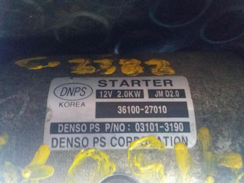  MOTOR ARRANQUE HYUNDAI SANTA FE (CM) 