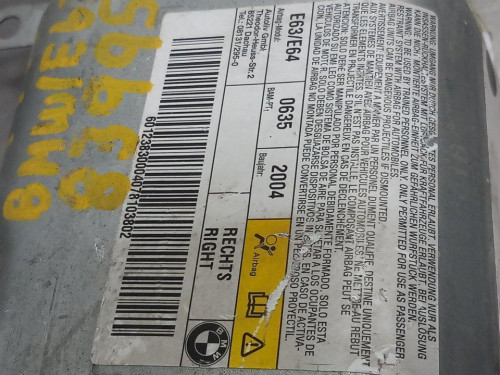  AIRBAG LATERAL DELANTERO DERECHO BMW SERIE 6 COUPE (E63) 