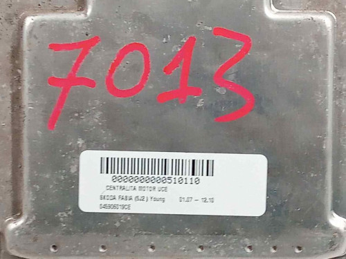  CENTRALITA MOTOR UCE, SKODA, FABIA (5J2) 