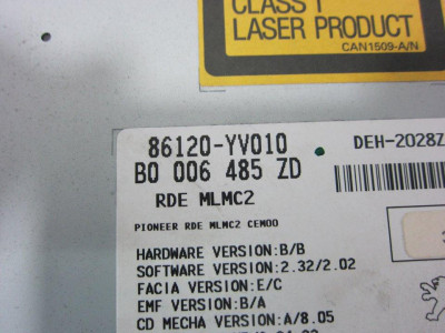 SISTEMA AUDIO / RADIO CD, PEUGEOT, 107