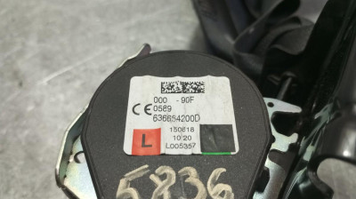 CINTURON SEGURIDAD TRASERO IZQUIERDO, NISSAN, MICRA (K14)