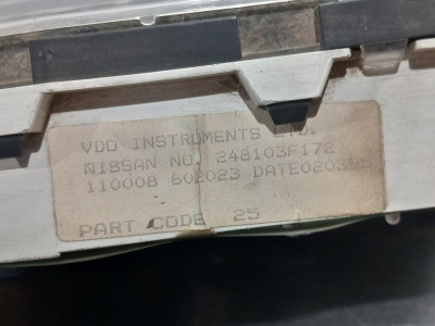 CUADRO INSTRUMENTOS