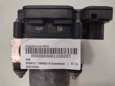ABS, RENAULT, TWINGO III