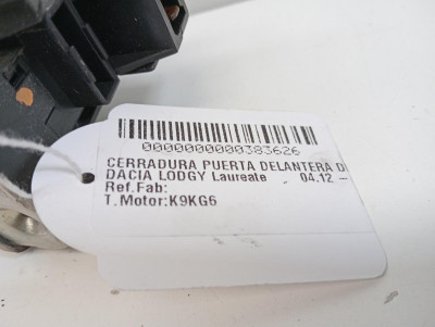 CERRADURA PUERTA DELANTERA DERECHA, DACIA, LODGY