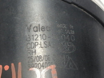 FARO ANTINIEBLA DERECHO, TOYOTA, AVENSIS BERLINA (T25)