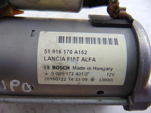  MOTOR ARRANQUE FIAT II TIPO (357) HATCHBACK 