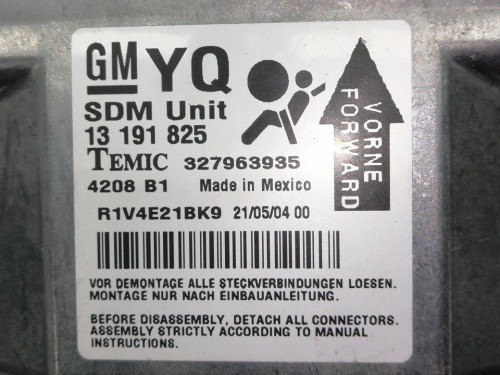  CENTRALITA AIRBAG, OPEL, ASTRA H BERLINA 