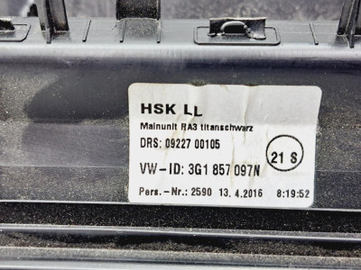 GUANTERA, VOLKSWAGEN, PASSAT VARIANT (3G5)