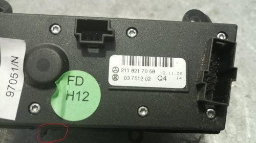  MANDO MULTIFUNCION, MERCEDES-BENZ, CLASE E (BM 211) BERLINA 