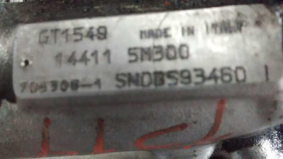 TURBOCOMPRESOR, NISSAN, ALMERA (N16/E)