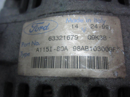  ALTERNADOR FORD FOCUS FAMILIAR (CAK) 