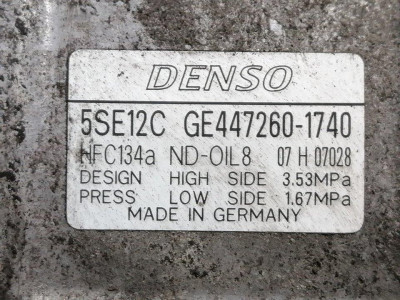 COMPRESOR AIRE ACONDICIONADO, TOYOTA, AVENSIS BERLINA (T25)