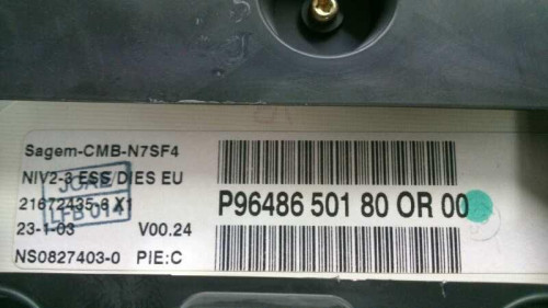  CUADRO INSTRUMENTOS CITROEN XSARA BERLINA 