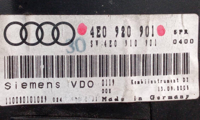 CUADRO INSTRUMENTOS, AUDI, A8 (4E)