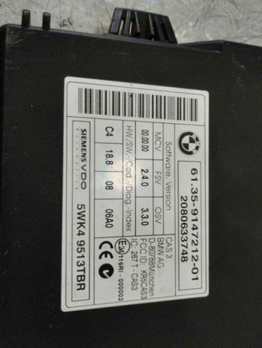  MODULO ELECTRONICO, BMW, SERIE 3 COUPE (E92) 