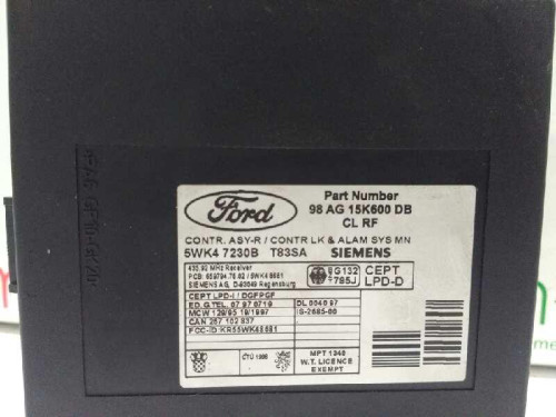  MODULO CONFORT FORD FOCUS BERLINA (CAK) 