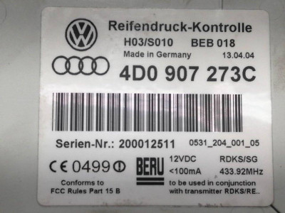 MODULO ELECTRONICO, AUDI, ALLROAD QUATTRO QUATTRO (4B5)