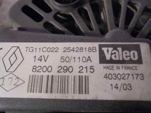  ALTERNADOR RENAULT MEGANE II BERLINA 5P 