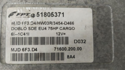 CENTRALITA MOTOR UCE FIAT I DOBLÒ (119) 