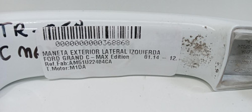  MANETA EXTERIOR LATERAL IZQUIERDA FORD GRAND C-MAX (CB7) 