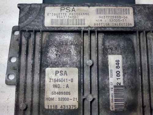  CENTRALITA MOTOR UCE CITROEN SAXO 