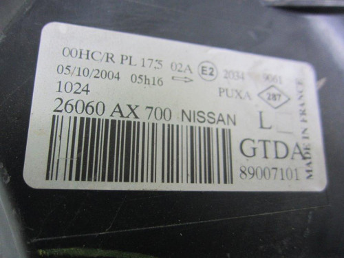  FARO IZQUIERDO NISSAN MICRA (K12E) 