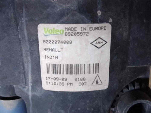 FARO ANTINIEBLA IZQUIERDO RENAULT SCENIC III (JZ) 