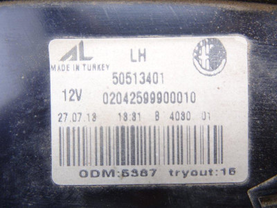 PILOTO TRASERO IZQUIERDO INTERIOR, ALFA ROMEO, GIULIETTA (191)