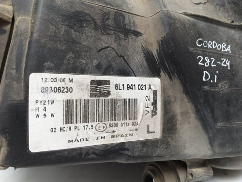  FARO IZQUIERDO SEAT CORDOBA BERLINA (6L2) 