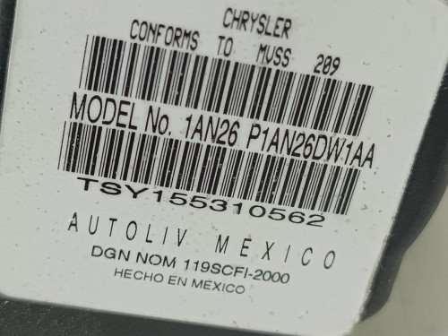  CINTURON SEGURIDAD TRASERO DERECHO FIAT FREEMONT (345) 