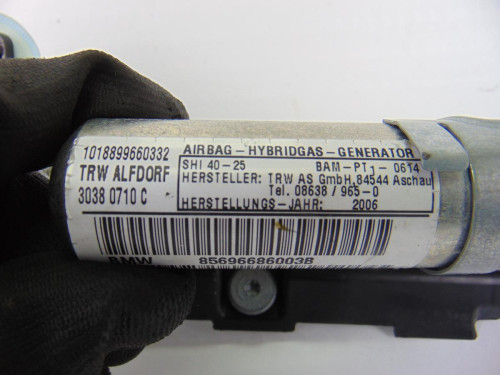  AIRBAG CORTINA DELANTERO DERECHO BMW SERIE 3 TOURING (E91) 