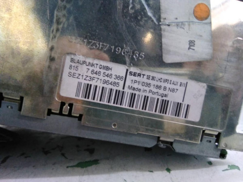 SISTEMA AUDIO / RADIO CD Seat LEON (1P1) 