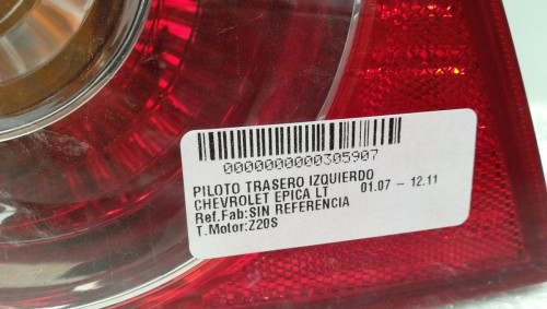 PILOTO TRASERO IZQUIERDO CHEVROLET EPICA 