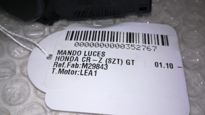 MANDO LUCES, HONDA, CR-Z (SZT)