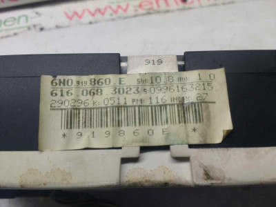 CUADRO INSTRUMENTOS, VOLKSWAGEN, POLO III (6N1)
