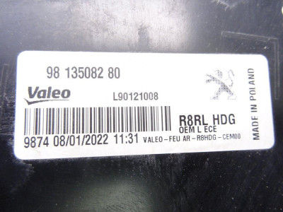 PILOTO TRASERO IZQUIERDO INTERIOR, PEUGEOT, 508