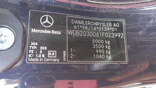  MERCEDES-BENZ CLASE C (BM 203) BERLINA 