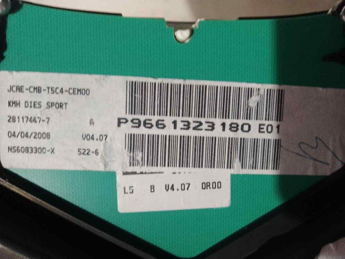 CUADRO INSTRUMENTOS Peugeot 307 BREAK/ SW (S2) 