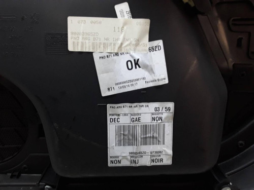 GUARNECIDO PUERTA TRASERA IZQUIERDA Citroen C4 BERLINA 