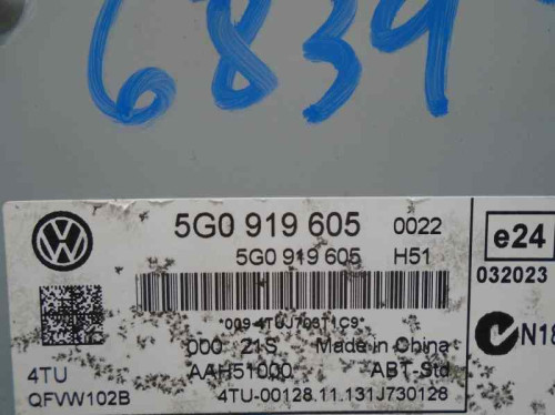 SISTEMA AUDIO / RADIO CD Volkswagen GOLF VII VARIANT (BA5) 