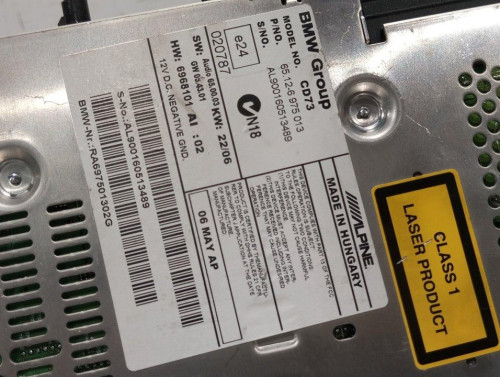  SISTEMA AUDIO / RADIO CD, BMW, SERIE 3 TOURING (E91) 