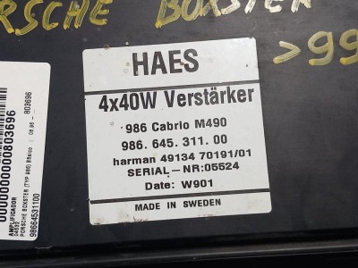 AMPLIFICADOR DE ANTENA, PORSCHE, BOXSTER (TIPO 986)