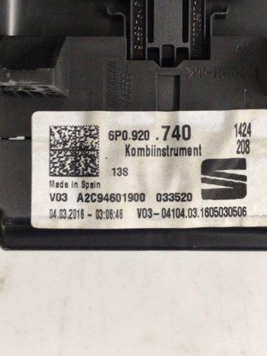 CUADRO INSTRUMENTOS SEAT IBIZA BERLINA (6J5) 