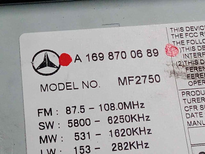 SISTEMA AUDIO / RADIO CD, MITSUBISHI, MONTERO SPORT (K90)